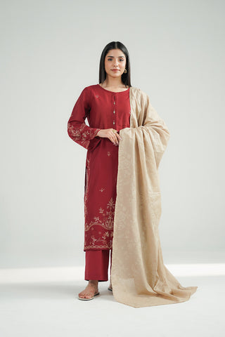 1 Piece Lawn Embroidered Shawl (CH0061)