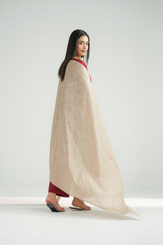 1 Piece Lawn Embroidered Shawl (CH0061)