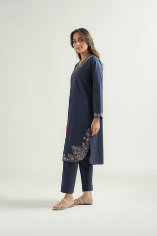 2 Piece Cambric Embroidered Suit (CP0479)