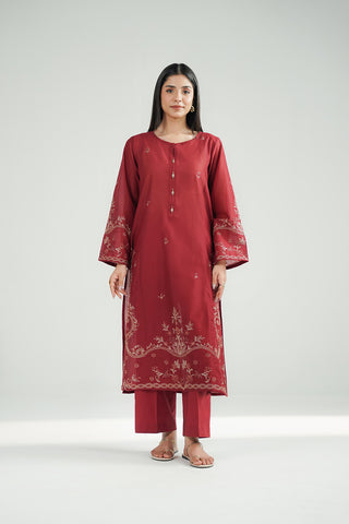 2 Piece Lawn Embroidered Suit (CS0489)