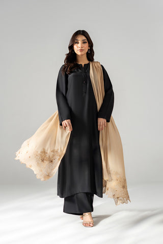 1 Piece Chiffon Embroidered Dupatta (FD0133)