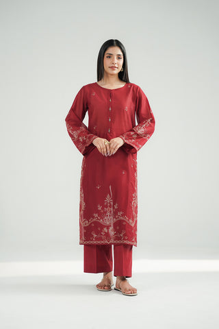 2 Piece Lawn Embroidered Suit (CS0489)