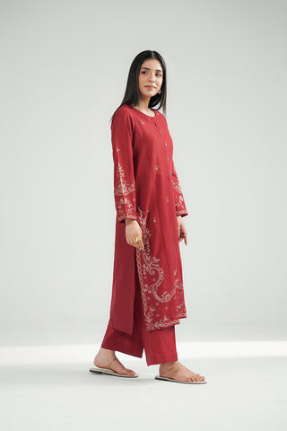 2 Piece Lawn Embroidered Suit (CS0489)
