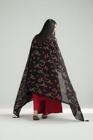 1 Piece Lawn Embroidered Shawl (CH0065)