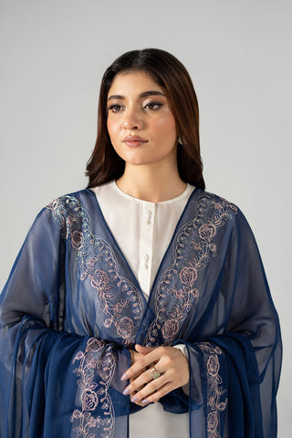 1 Piece Chiffon Embroidered Dupatta (FD0130)