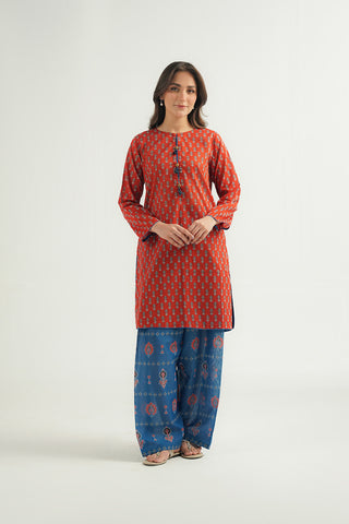 2 Piece Printed Lawn Printed Suit (CP0396)