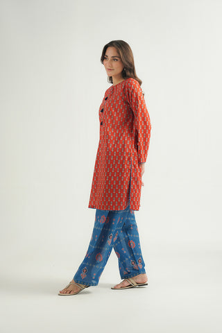 2 Piece Printed Lawn Printed Suit (CP0396)