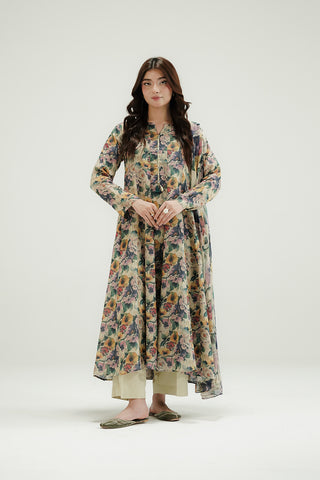3 Piece Printed Lawn Karandi Printed Suit (CP0578)