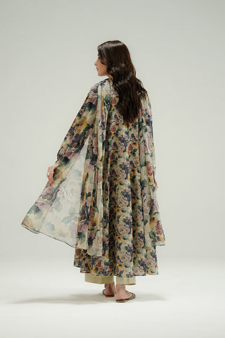 3 Piece Printed Lawn Karandi Printed Suit (CP0578)