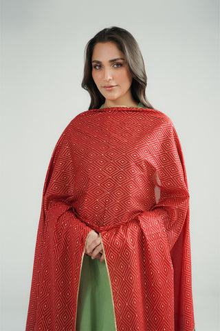 1 Piece Printed Lawn Solid Stole (CO0026)