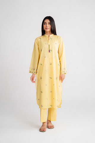 2 Piece Lawn Embroidered Suit (CP0449)