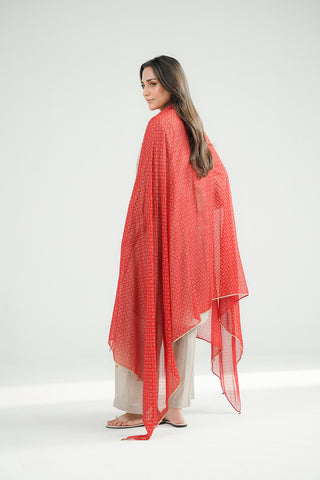 1 Piece Printed Chiffon Printed Stole (CO0031)