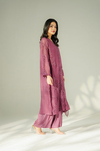 3 Piece Khadi Net Embroidered (FL0210)