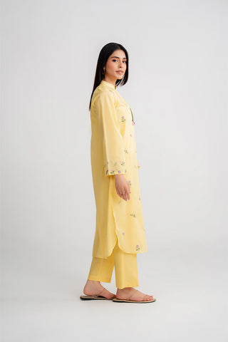 2 Piece Lawn Embroidered Suit (CP0449)