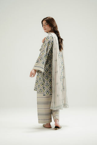3 Piece Printed Lawn Karandi Printed Suit (CP0566)
