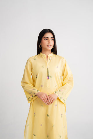 2 Piece Lawn Embroidered Suit (CP0449)