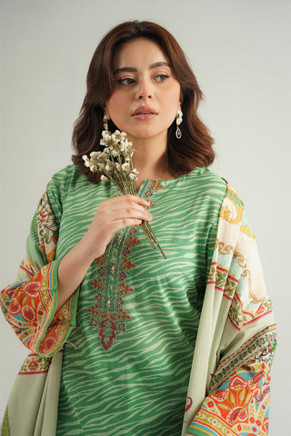 3 Piece Printed Lawn Printed Suit (CP0476)