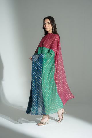 1 Piece Chiffon Embroidered Dupatta (FD0103)