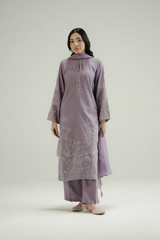 3 Piece Lawn Karandi Embroidered Suit (CP0569)