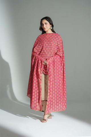 1 Piece Printed Chiffon Printed Stole (CO0030)