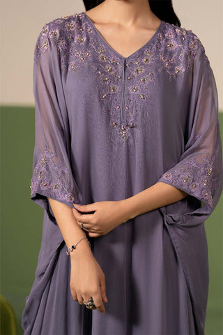 2 Piece Chiffon Embroidered Suit (FS0208)