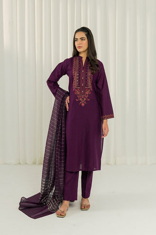 3 Piece Lawn Embroidered Suit (CS0231)