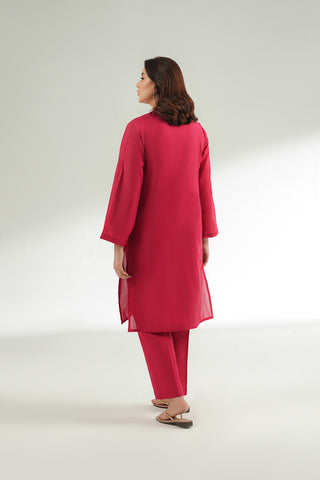 2 Piece Cotton Rip Stop Embroidered Suit (CS0566)