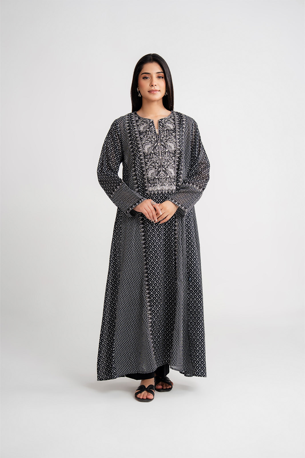 2 Piece Printed Lawn Embroidered Suit (CP0448)