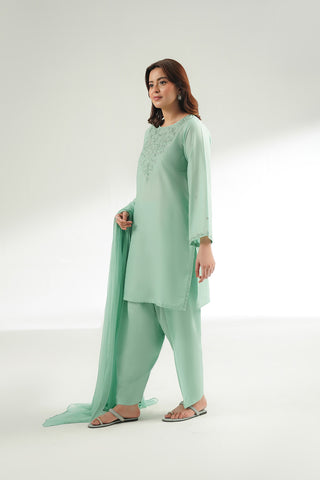 3 Piece Lawn Embroidered Suit (CS0570)