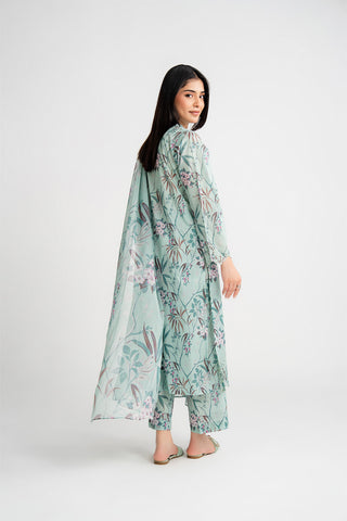 3 Piece Printed Lawn Printed Suit (CP0452)