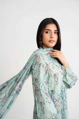 3 Piece Printed Lawn Printed Suit (CP0452)