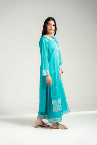 3 Piece Lawn Embroidered Suit (CS0523)