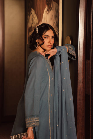 3 Piece Lawn Karandi Embroidered (CS0273)