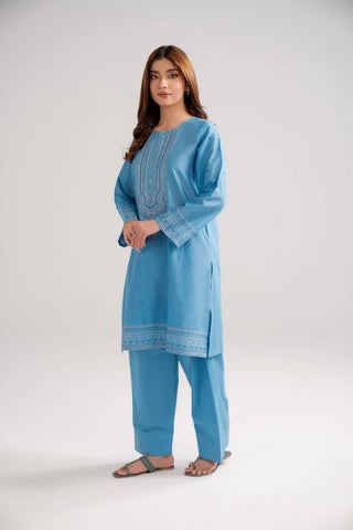 2 Piece Lawn Embroidered Suit (CP0436)