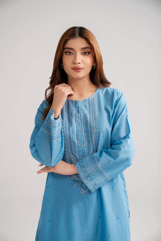 2 Piece Lawn Embroidered Suit (CP0436)