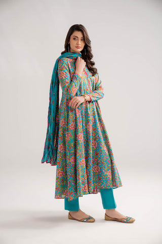 3 Piece Printed Lawn Printed Suit (CP0433)