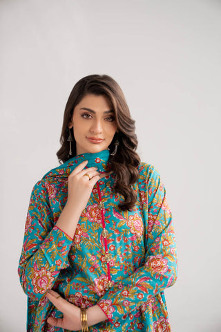 3 Piece Printed Lawn Printed Suit (CP0433)