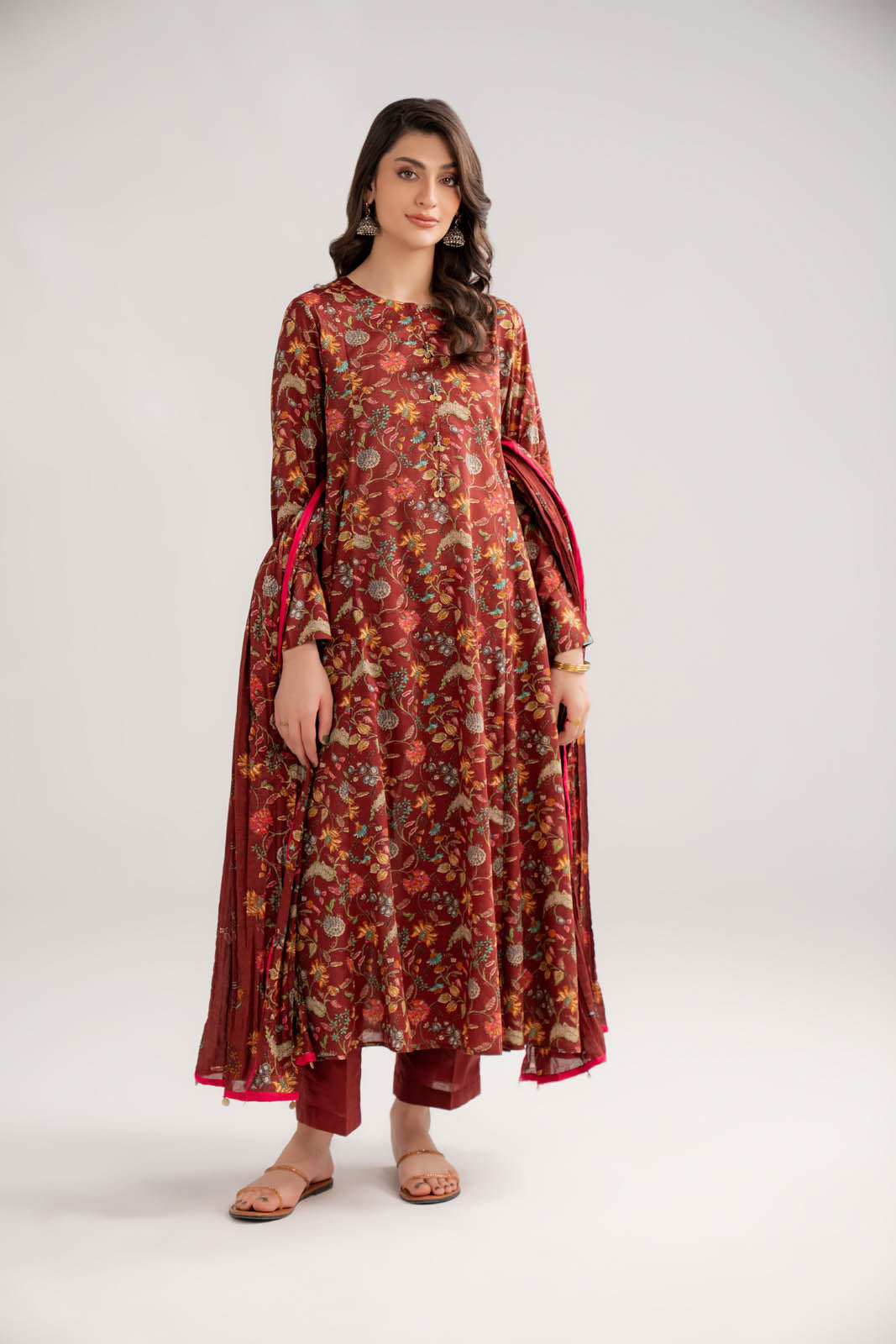 3 Piece Printed Lawn Printed Suit (CP0434)