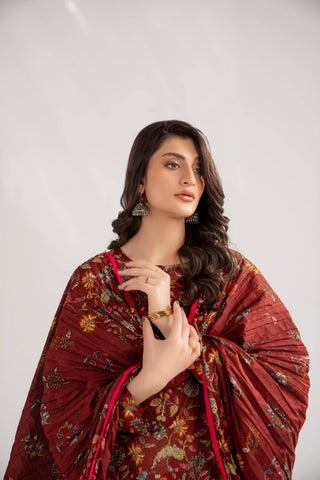 3 Piece Printed Lawn Printed Suit (CP0434)