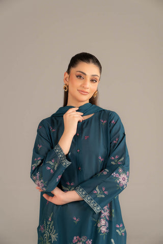 3 Piece Lawn Embroidered Suit (CS0505)