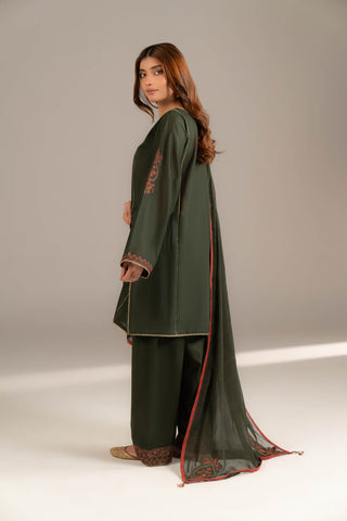 3 Piece Lawn Embroidered Suit (CS0490)