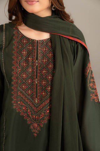 3 Piece Lawn Embroidered Suit (CS0490)