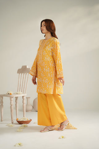 3 Piece Printed Lawn Printed Unstitched Suit (UC0130)