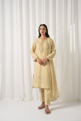 3 Piece Lawn Embroidered Suit (CS0065)