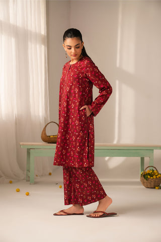 2 Piece Printed Lawn Printed Unstitched Suit (UC0125)