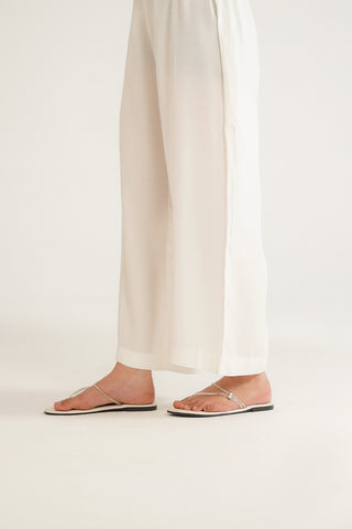 1 Piece Raw Silk Solid Culottes Bottoms (FA0010)