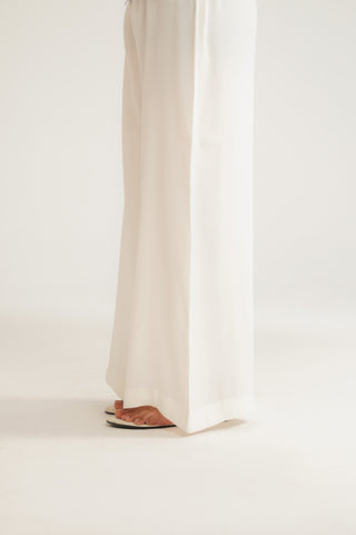 1 Piece Raw Silk Solid Wide Leg Bottoms (FA0012)