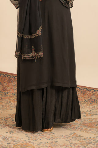 1 Piece  Silk Solid Sharara (FB0002)