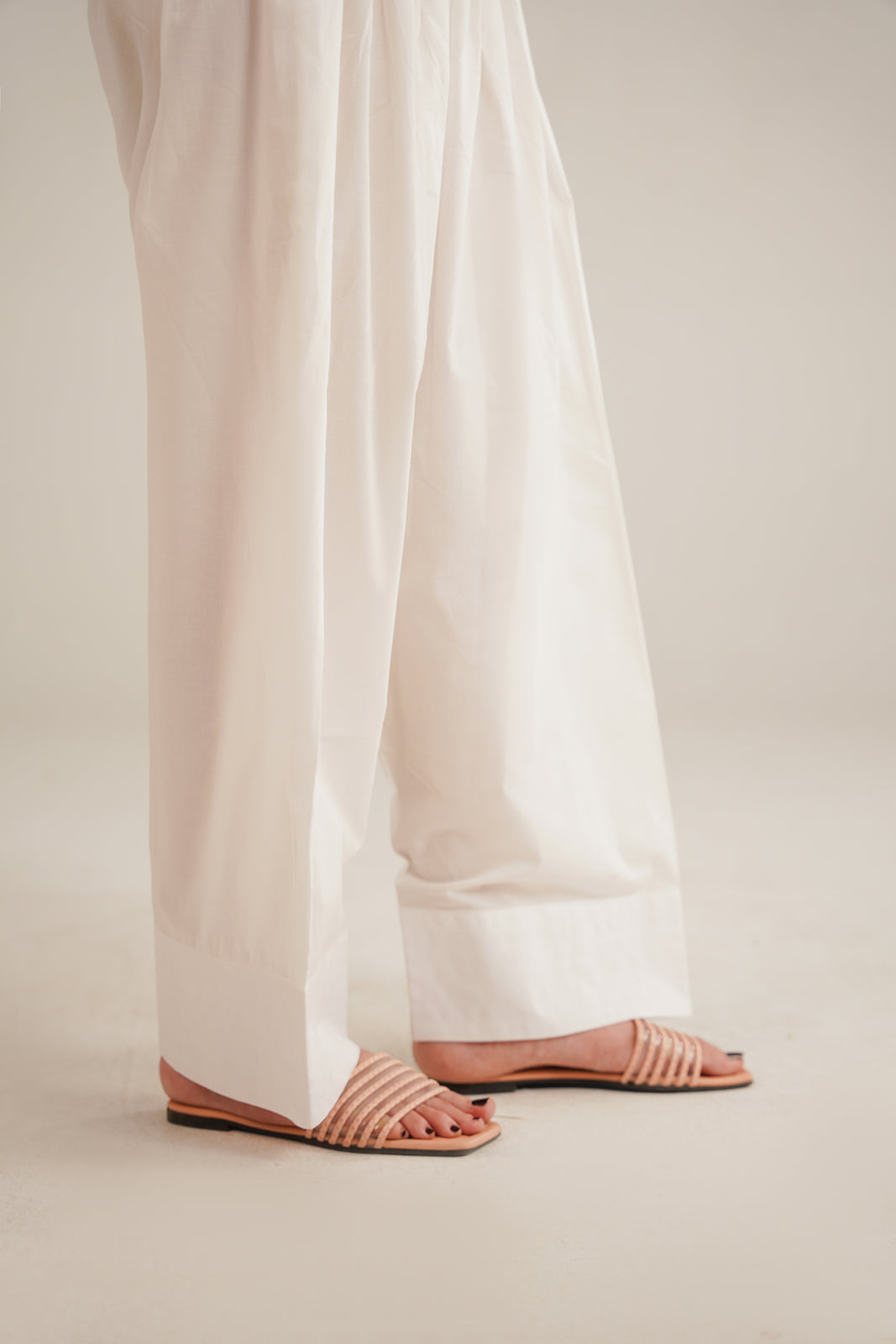 1 Piece Raw Slik Embroidered Bottom (FB0006)