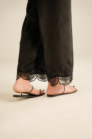 1 Piece Raw Slik Embroidered Bottom (FB0007)